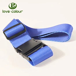 Custom Travel Luggage Strap Adjustable Polyester Belt For Packing