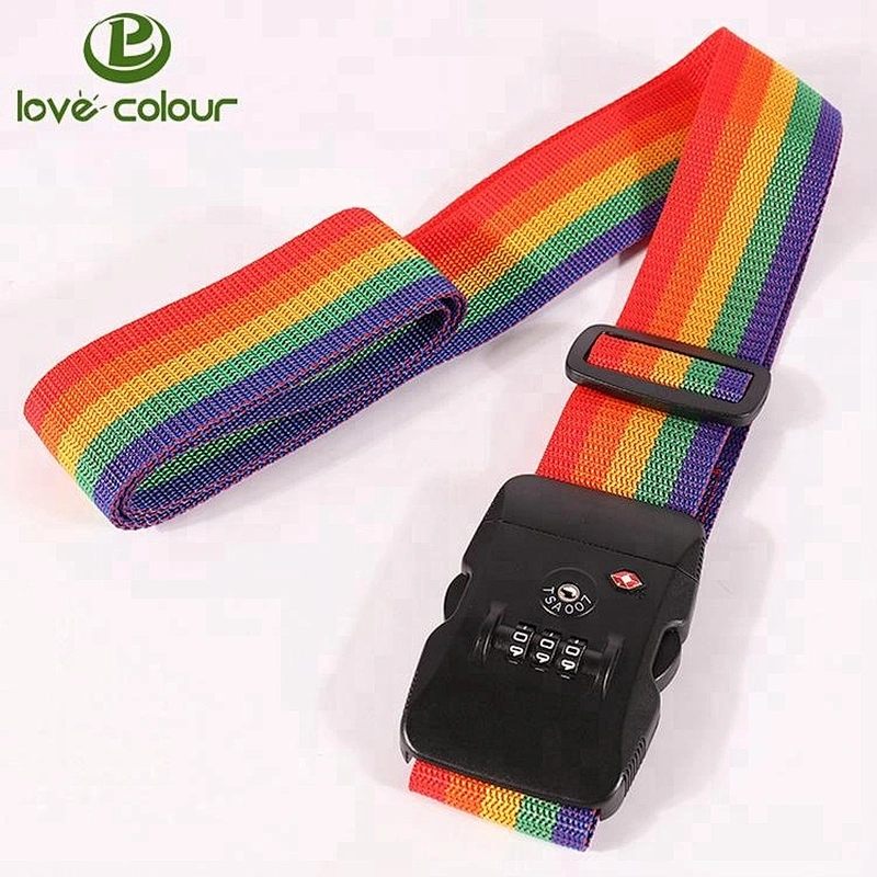 Durable Luggage Strap with Combination TSA Lock in Stock