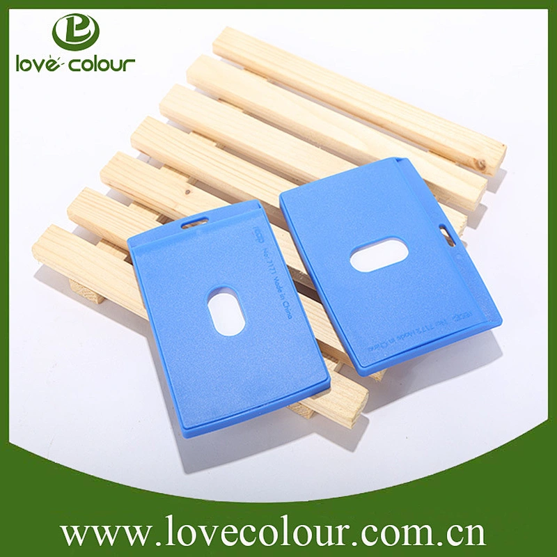 Promotional custom id badge holders hard plastic