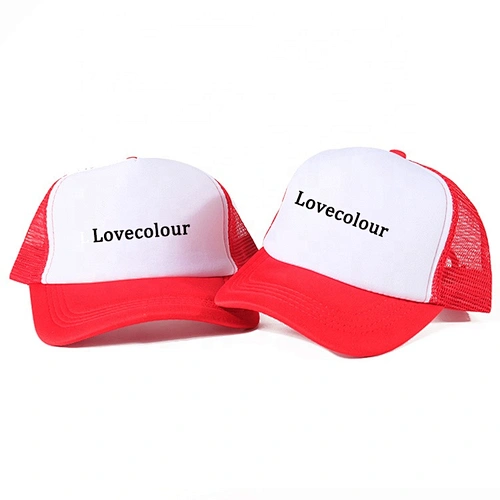 100% cotton plain custom promotional mesh cap with your logo