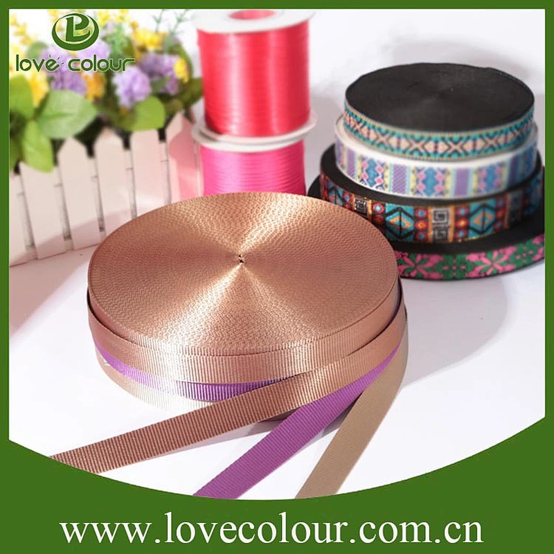 Custom webbing for packing gift/Colorful 10mm nylon webbing