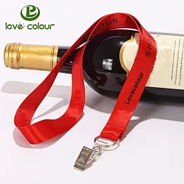 Custom sport event id card holder polyester lanyard strap