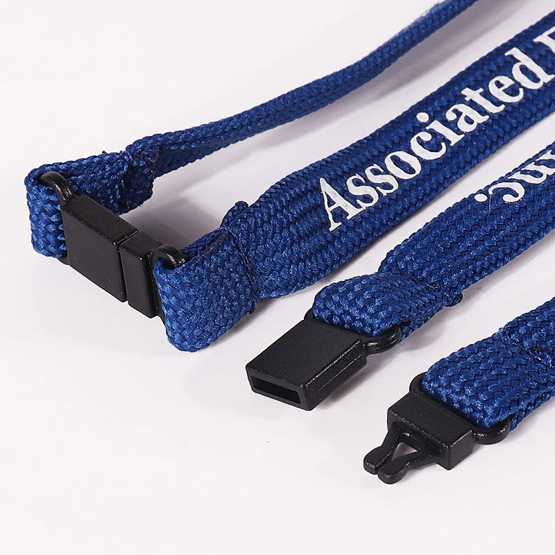 Eco-friendly black plastic safety buckle for lanyard