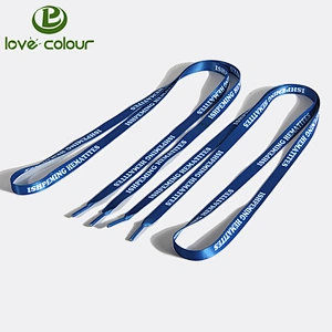 Custom Colorful sublimation printing shoelaces for sale