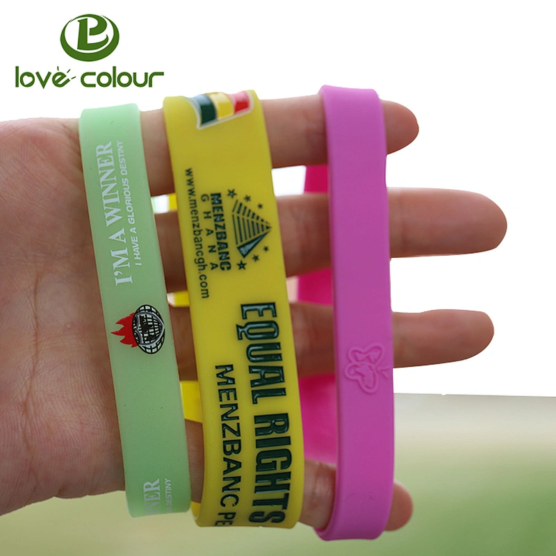 Custom Sport Fan Silicone Wristband/Merry Christmas Silicone Bracelets