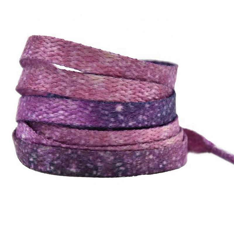 Hot Custom Sport Event Shoelace Polyester Printing Shoe Laces