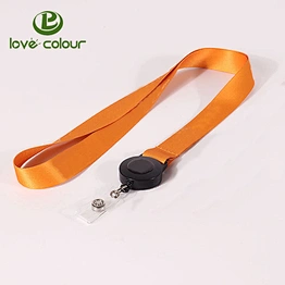 Custom badge holder polyester advertising lanyard strap