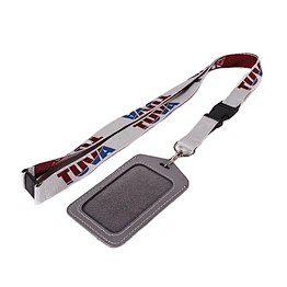 Custom polyester breakaway neck lanyard with name tag
