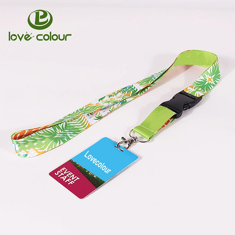 Hot sale id card holder staff lanyard for company