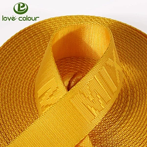 Custom heavy duty nylon material webbing tape for bag strap or seat belt