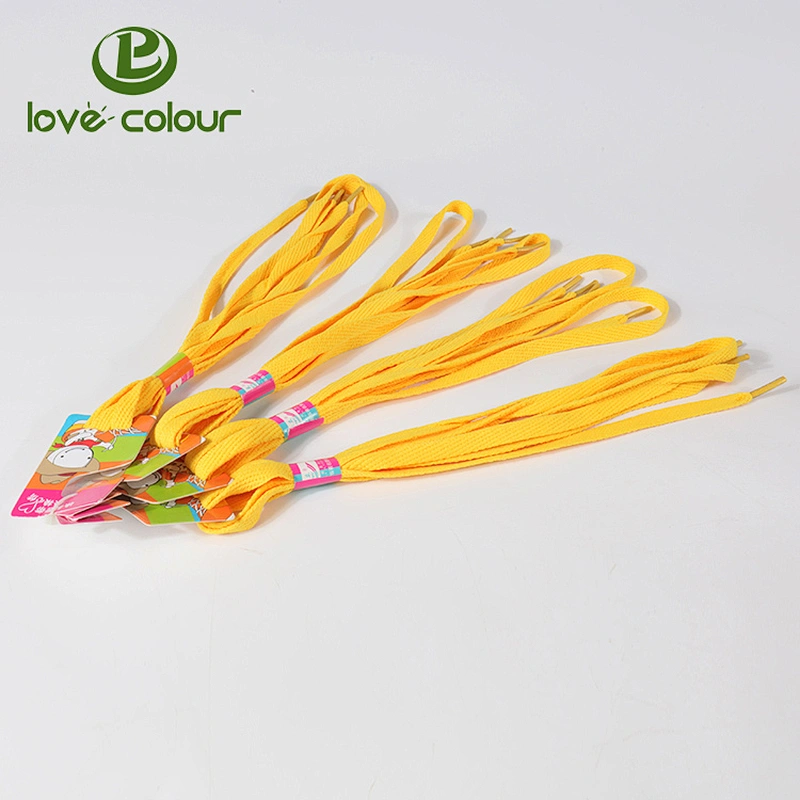 Fashion Polyester Decorate Shoelaces Custom Logo Shoe laces
