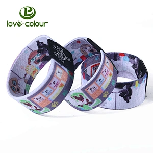 Custom Size Polyester Kid Elastic Bracelet for Game