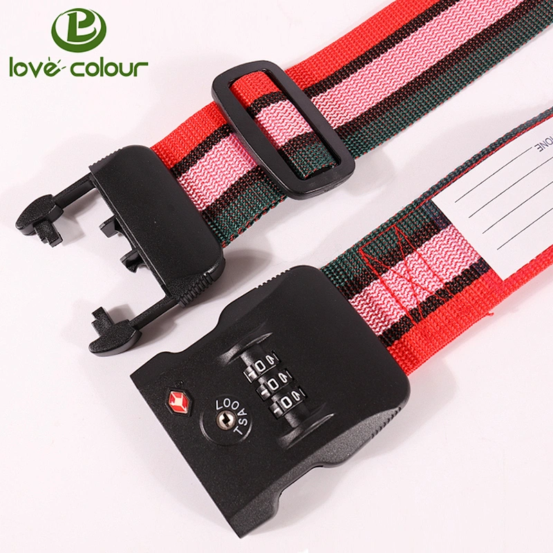 Lovecolour Hot Sale 2M Polyester TSA Lock Luggage Suitcase Belt