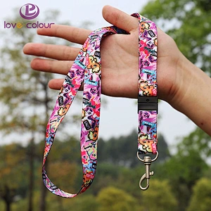 Custom polyester color changing lanyards for christmas