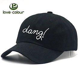 Adjustable Men Womens Unisex Cotton Snapback Caps Embroidery Letter Baseball Caps Sun Visor Dad Hat