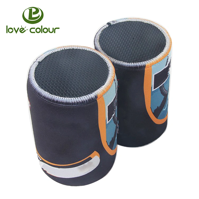 Custom Black Neoprene Can Cover Cooler Stubby Beer Cosy Sleeve