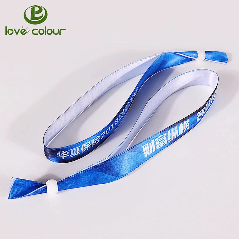 GUANGZHOU manufacture one time use wristbands with metal clip
