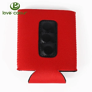 Party promotion gift custom your logo collapsible neoprene can coolies cooler sleeve covers