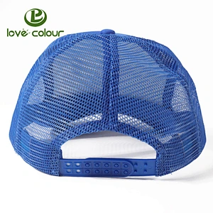 Customized advertising logo plain promotional foam mesh cap for outdoor