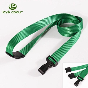 Custom size and color printing polyester lanyards for school use