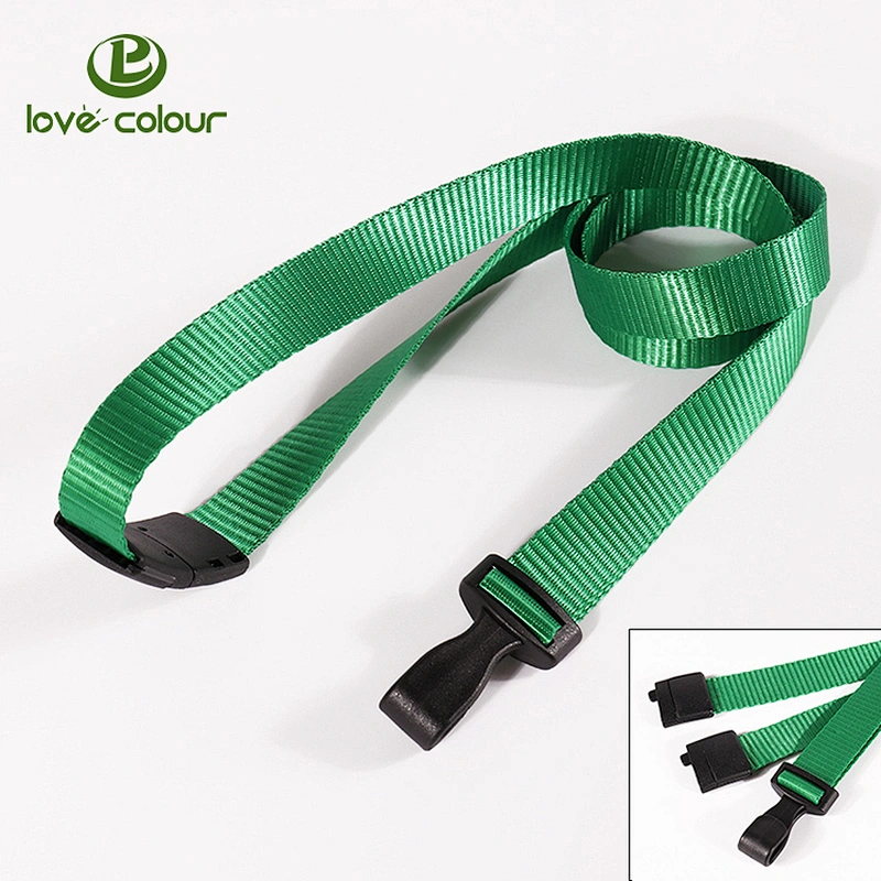 Custom size and color printing polyester lanyards for school use