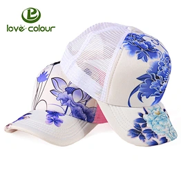 Top selling printed custom cheap mesh baseball cap