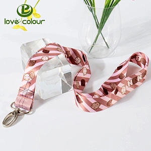 Customized promotion polyester kid cool key lanyards designs