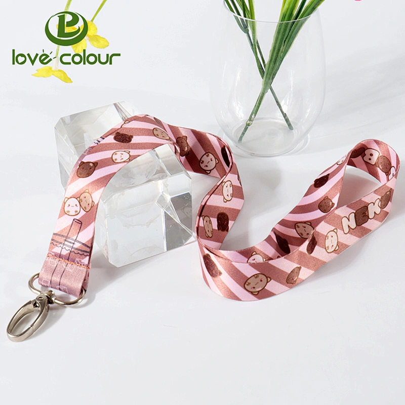 Customized promotion polyester kid cool key lanyards designs