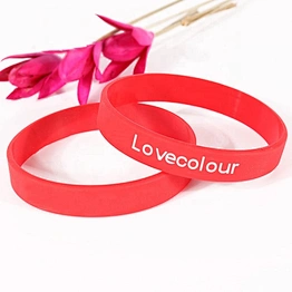Popular colorful silicone wristband/cheap custom glowing silicone hand bands
