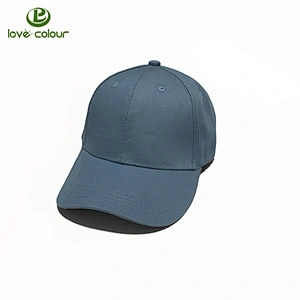 Plain design blank cotton baseball cap and hat