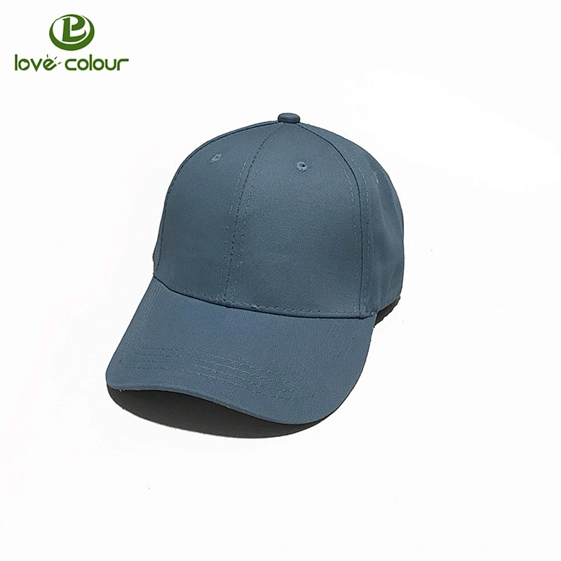 Plain design blank cotton baseball cap and hat