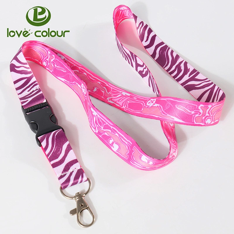 Customized promotion polyester kid cool key lanyards designs