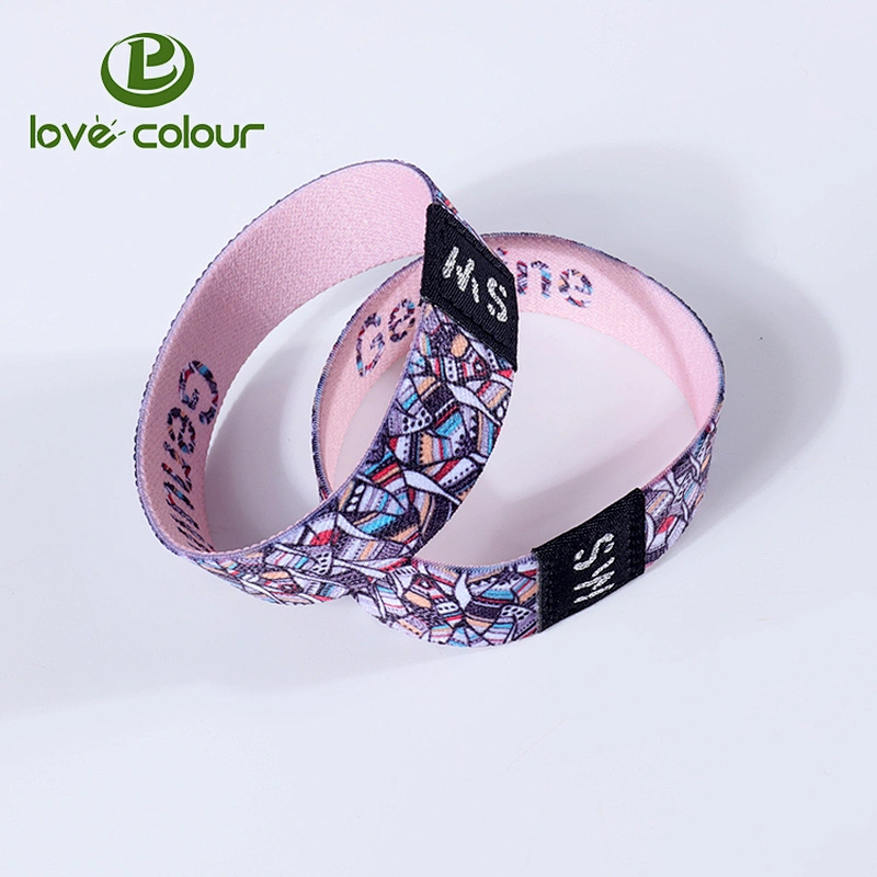 Custom new style stretch wrist band for promotion