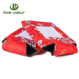 Custom Sublimation Printing Outdoor Beer Can Holder Collapsible Neoprene Can Coolers Coolies Sleeve