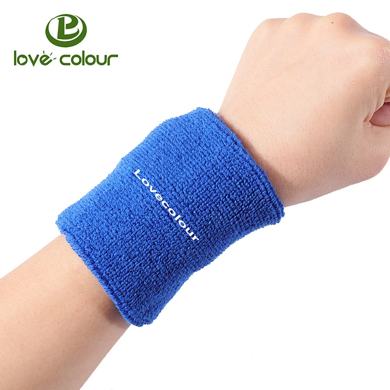 Unisex soft Comfortable Cotton Athletic Sweat Wristband for Running Tennis