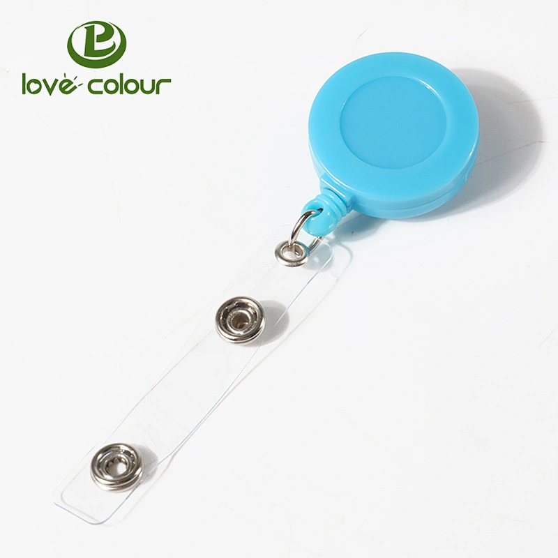 Factory Custom Plastic Retractable Badge Reel Holders for ID Card holder