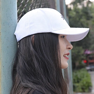 Custom Made White Embroidered SnapBack Baseball Caps Cotton Flat Hip Hop Hat