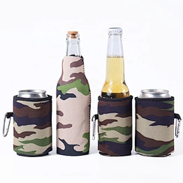 New Product 5mm Custom Logo Print Insulated Foam Neoprene Beer Can Cooler Bag Stubby Holder