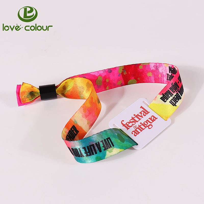 Custom polyester RFID wristbands for give away to your guests