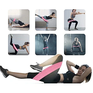 Non Slip Home Gym Equipment Heavy Duty OEM Customizable Patterned Thigh Thick Rope Resistance Bands