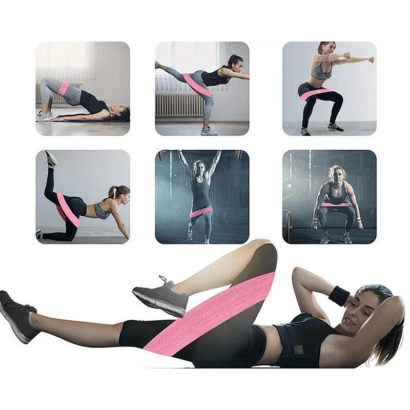 Non Slip Home Gym Equipment Heavy Duty OEM Customizable Patterned Thigh Thick Rope Resistance Bands