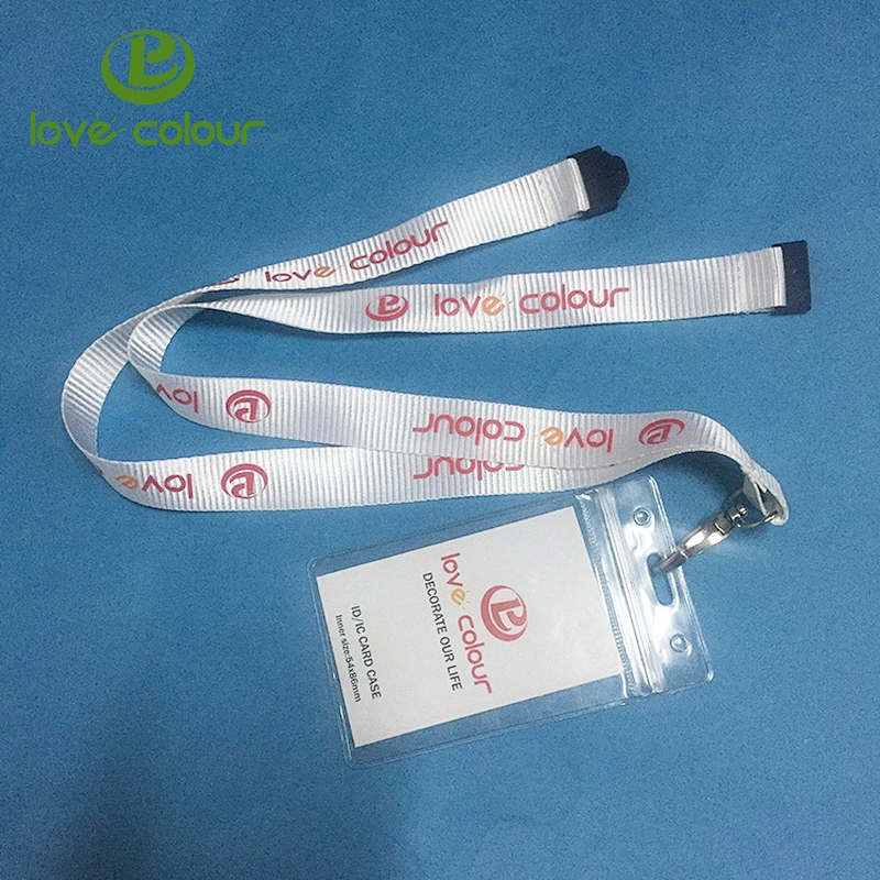 Popular items silk-screen print lanyards for employee id