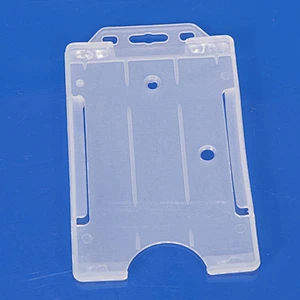 Custom cheap price plastic sliding card holder