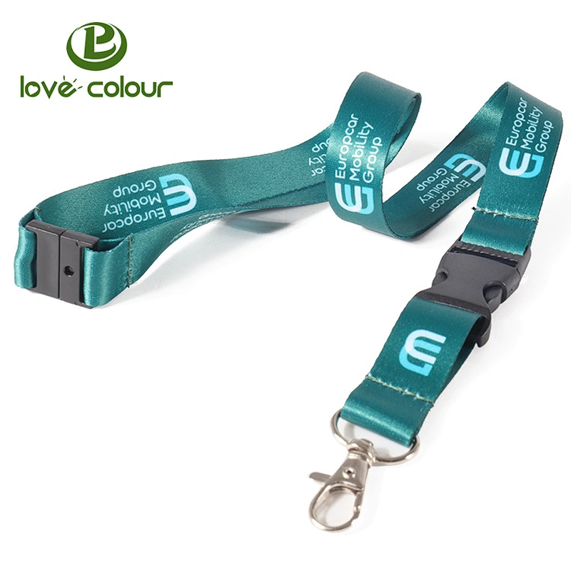 Cheap Personalized Custom Polyester Neck Keychain Lanyard Strap