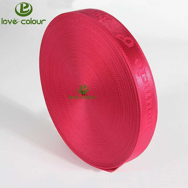 Custom High Strength Flat Nylon Luggage Strap Webbing Band Belt