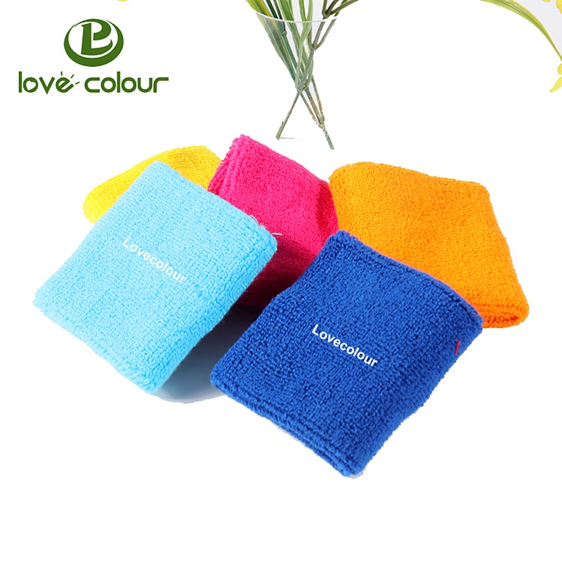 Customized high quality cool running cotton sweat wristband outdoor sport sweatband