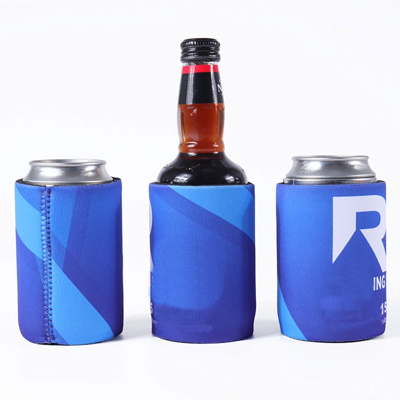 Custom wedding favors 3mm printing neoprene can cooler sleeve bag