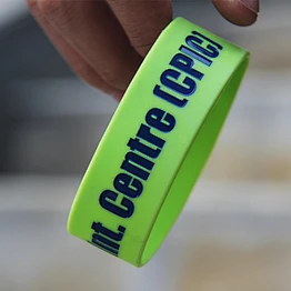 Custom Recycle use for charity silicon bracelets