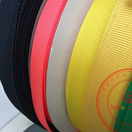 Fashion custom polyester printed grosgrain ribbon from factory