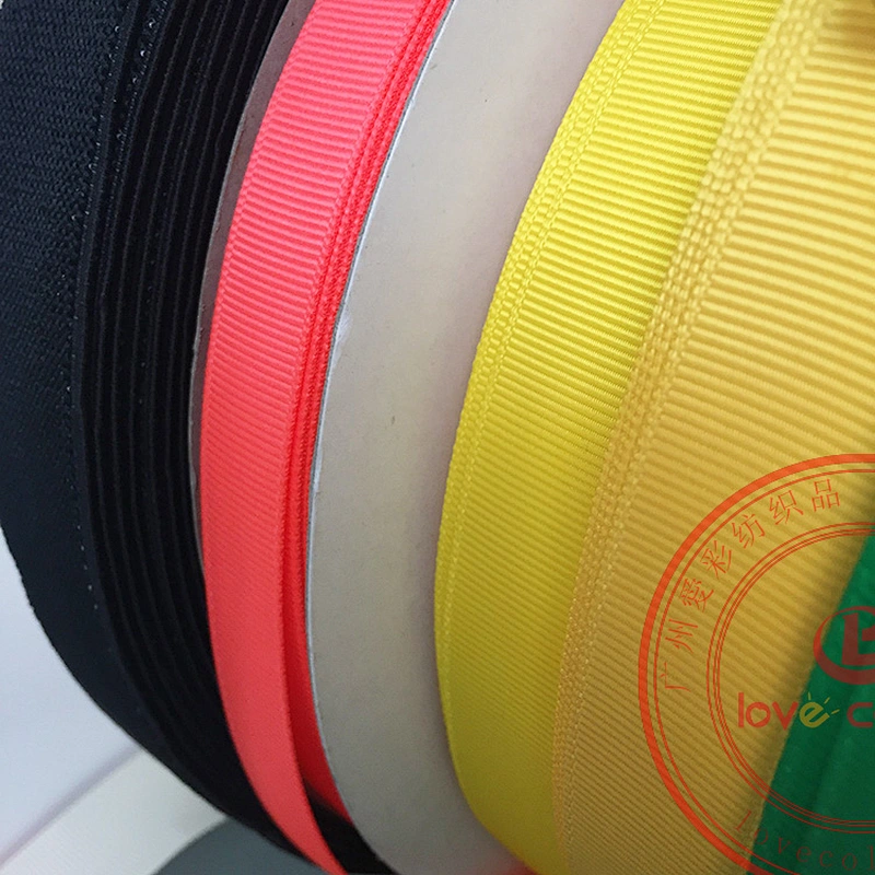 Fashion custom polyester printed grosgrain ribbon from factory
